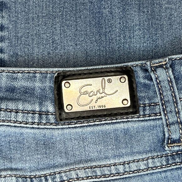 Earl Jeans Women 8 Cropped Mid Rise Stretch (W28 L23) - Picture 8 of 14